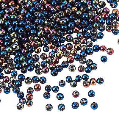 5 Strands 5 Colors Electroplate Glass Beads Strands EGLA-SZ0001-14-1