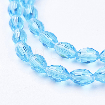 Glass Beads Strands GC891Y-11-1