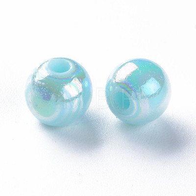 Opaque Acrylic Beads X-MACR-S370-D8mm-A07-1