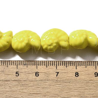 Handmade Porcelain Beads Strands PORC-I028-02I-1