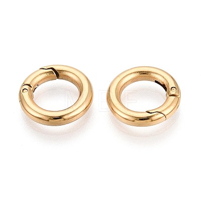 304 Stainless Steel Spring Gate Rings STAS-N115-70G-1