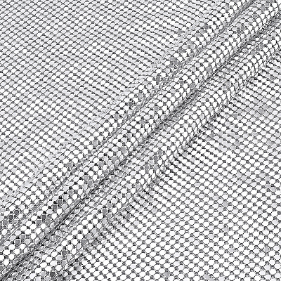 Aluminum Beaded Trim Mesh Ribbon Roll DIY-WH0750-413A-1