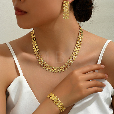 Elegant French Style Brass Jewelry Sets LS8841-1