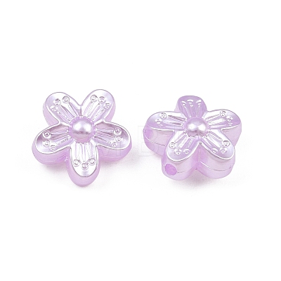 Imitation Pearl Acrylic Beads AC-CBAAA05-07B-1