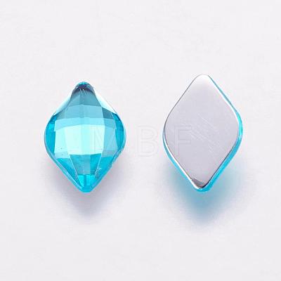 Taiwan Acrylic Rhinestone Cabochons ACRT-G021-11mm-25-1