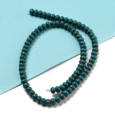 Dyed Synthetic Turquoise Beads Strands G-B070-C01-01-1