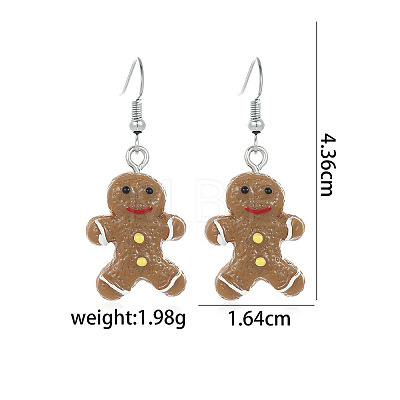 Christmas Alloy Dangle Earrings FS-WGC5D36-19-1