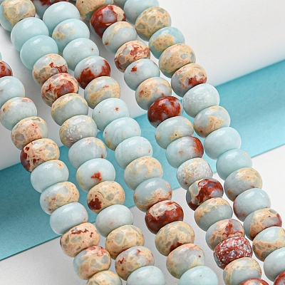 Synthetic Imperial Jasper Dyed Beads Strands G-D077-E01-02I-1