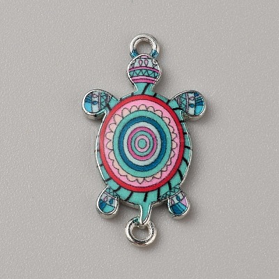 Alloy Enamel Connector Charms ENAM-WH0061-47I-1