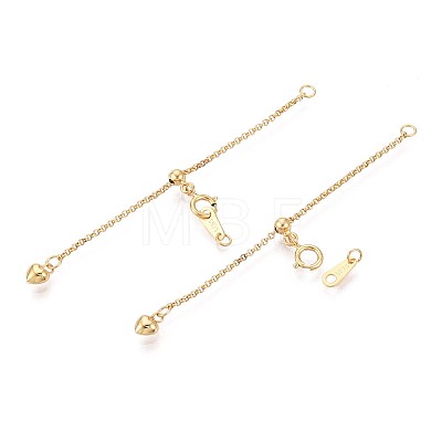 925 Sterling Silver Chain Extenders STER-T008-57G-1