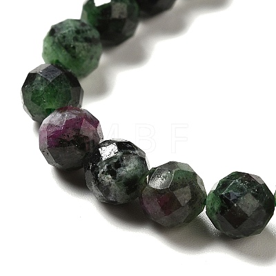 Natural Ruby in Zoisite Beads Strands G-I341-13B-1