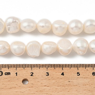 Natural Cultured Freshwater Pearl Beads Strands PEAR-P064-19L-05B-1