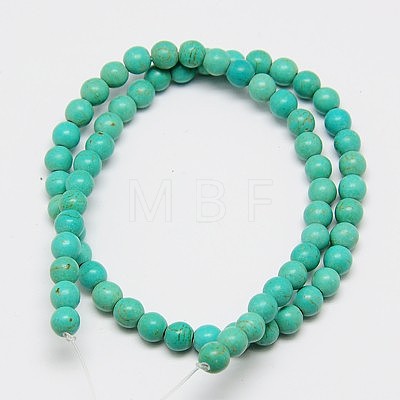 Synthetic Turquoise Beads Strands TURQ-G106-10mm-02D-1