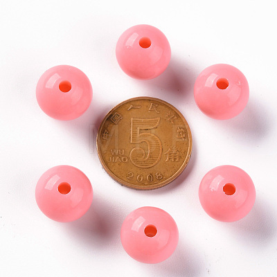 Opaque Acrylic Beads MACR-S370-C10mm-A04-1