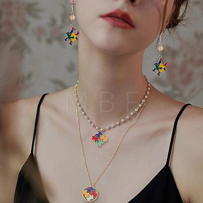  Alloy Enamel Pendants ENAM-NB0001-34-1