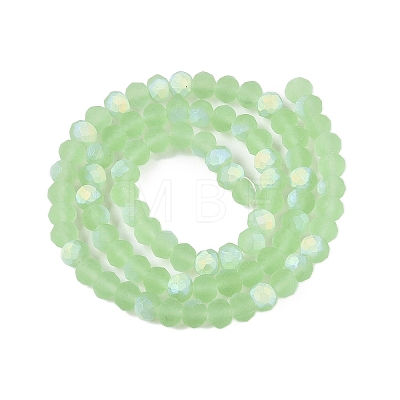 Transparent Glass Beads Strands EGLA-A044-T6mm-MB09-1