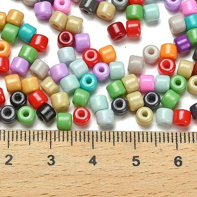 Baking Paint Pearlized Glass Seed Beads SEED-C001-04A-13-1