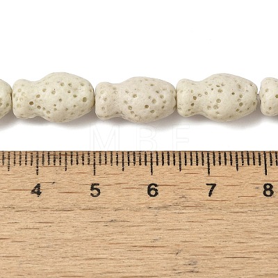 Natural Lava Rock Beads Strands G-U007-01F-1