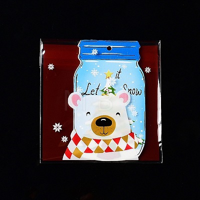 Christmas Theme Plastic Bakeware Bag ABAG-F007-04A-1