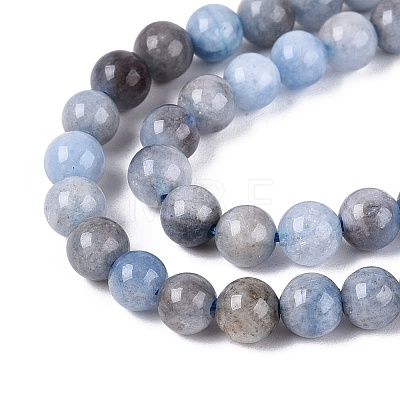 Natural Quartz Beads Strands G-N363-6mm-01-1