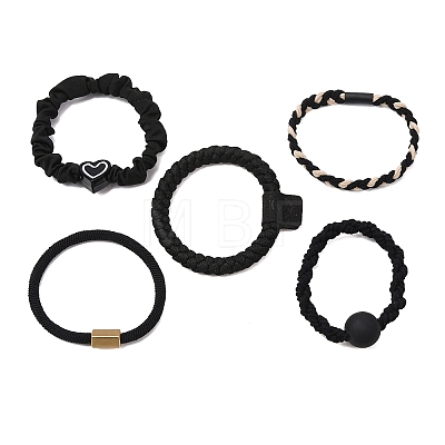Polyester Elastic Hair Accessories AJEW-Z049-03-1