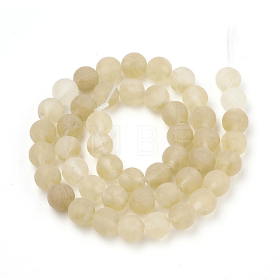 Watermelon Stone Glass Beads Strands G-T106-253-1