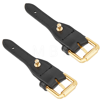 Imitation Leather & Alloy Undamaged Adjustable Bag Roller Buckles FIND-WH0126-162-1