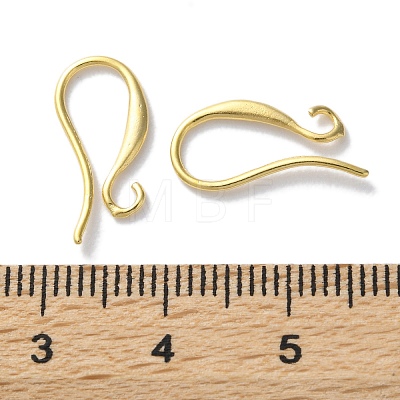 Brass Earring Hooks KK-F880-19G-1