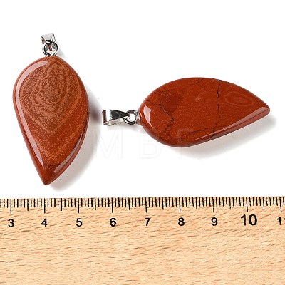Natural Red Jasper Pendants GG-CBACB71-05P-17-1