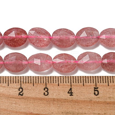 Natural Strawberry Quartz Beads Strands G-P544-D09-01-1