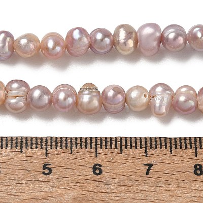 Natural Cultured Freshwater Pearl Beads Strands PA-CBAC463-12-1