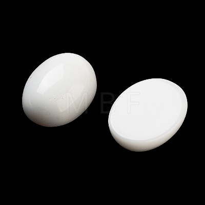 Natural White Jade Cabochons G-G145-01B-59-1