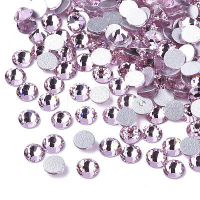 Glass Rhinestone Flat Back Cabochons RGLA-S002-04SS-13-1