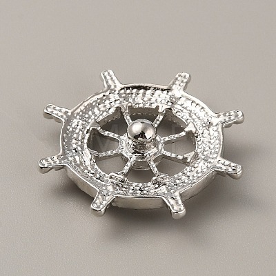 Alloy Rhinestone Snap Buttons FIND-WH0111-241-1
