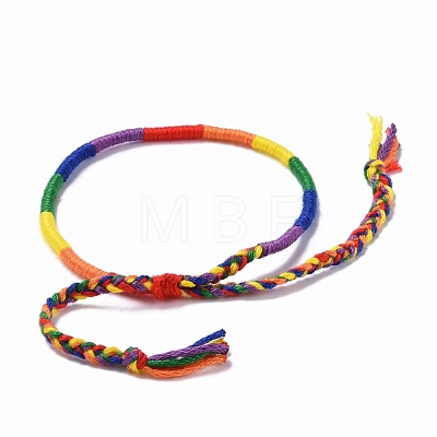 Rainbow Pride Bracelet BJEW-F419-08-1