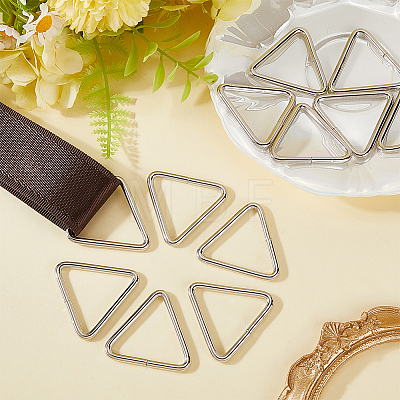 16Pcs Triangle Iron Linking Rings IFIN-CL0001-07P-1