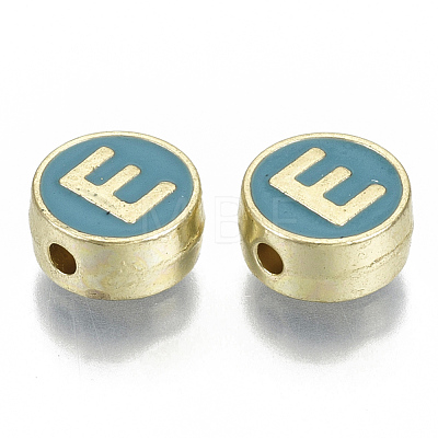 Alloy Enamel Beads X-ENAM-S122-028E-NR-1