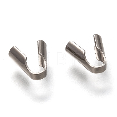 304 Stainless Steel Folding Crimp Ends X-STAS-G122-09P-B03-1