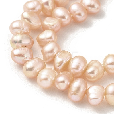 Natural Cultured Freshwater Pearl Beads Strands PEAR-A006-25A-1