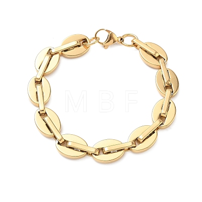 12MM 304 Stainless Steel Oval Link Chain Bracelets SA-CBA2696-13G-1