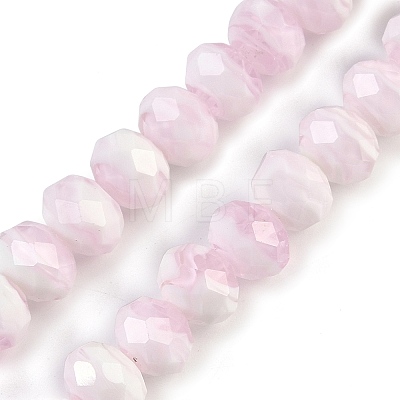 Handmade Lampwork Beads Strands LAMP-T007-13K-1