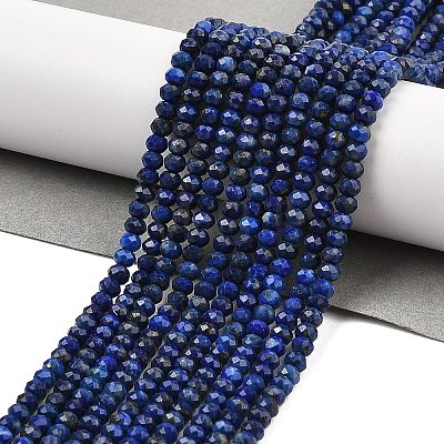 Dyed Natural Lapis Lazuli Beads Strands G-K376-B05-02-1