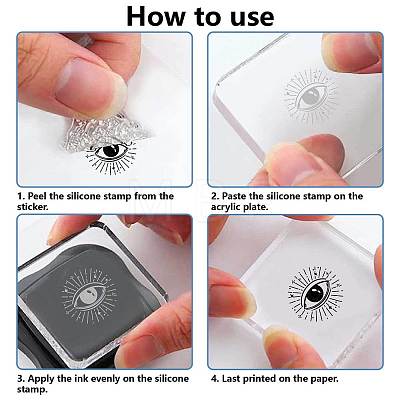 Plastic Stamps DIY-WH20018-0274-1