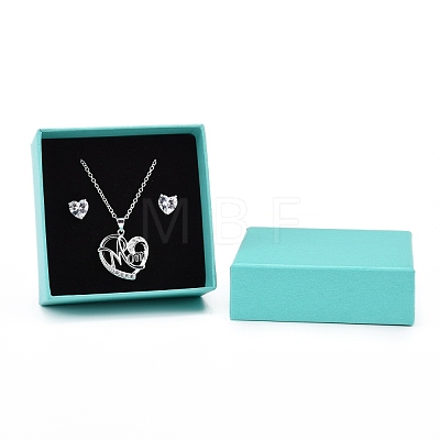 Cardboard Gift Box Jewelry Set Boxes CBOX-F004-02A-1
