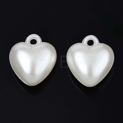 Acrylic Imitation Pearl Pendants X-OACR-N134-006-1