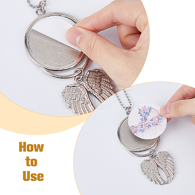 SUPERFINDINGS 3 Style Alloy Heat Transfer Sublimation Hanging Blank Pendant Decorations HJEW-FH0001-56-1