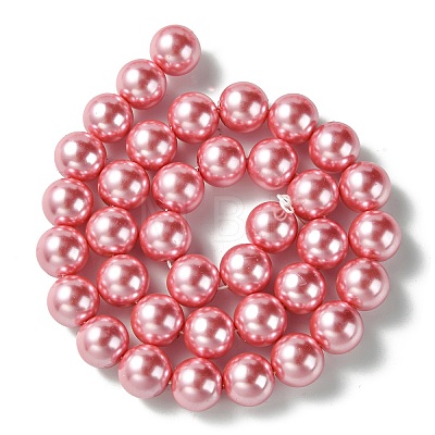 Eco-Friendly Glass Pearl Beads Strands HY-A008-12mm-RB109-1