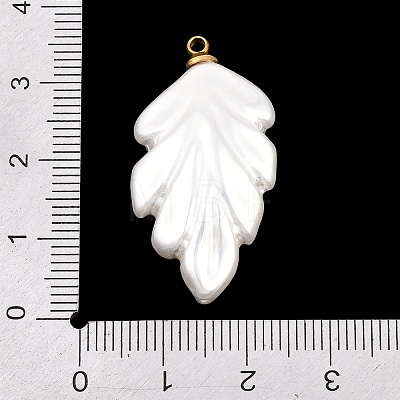304 Stainless Steel Resin Pendants STAS-K322-11A-G-1