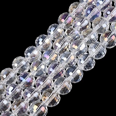 Transparent Glass Beads Strands LS-GLAA-Q107-02A-01-1