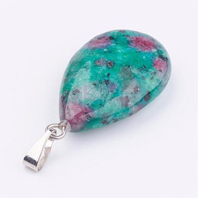 Natural & Synthetic Mixed Gemstone Pendants X-G-S045-9-B-1